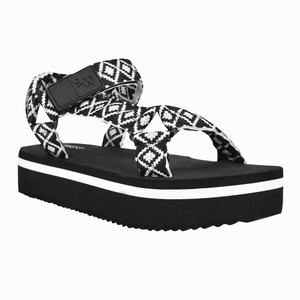 Nine West Camping Plateau Sandalen Zwart/Wit Nederland | QHY-635742